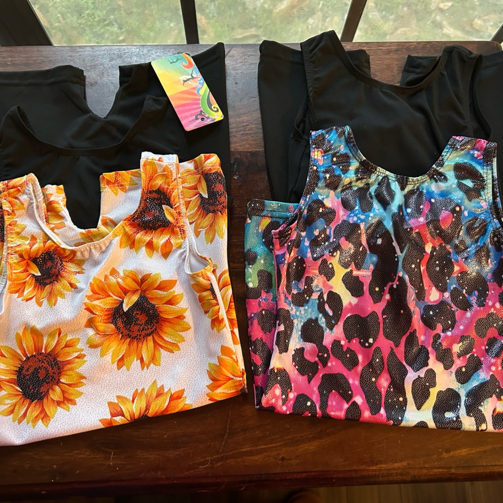 4 Leotards - 2T-3T